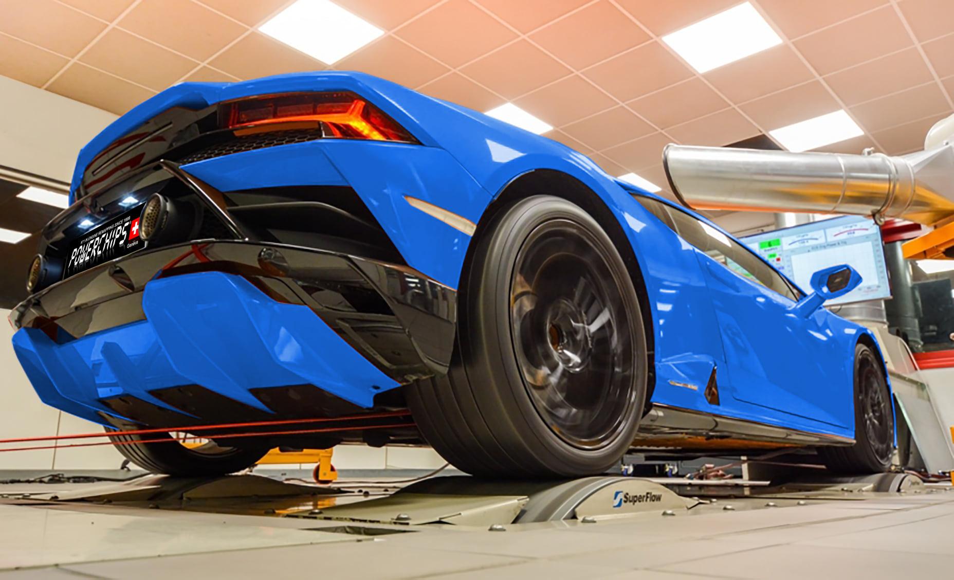 Reprogrammation moteur Suisse Powerchips Lamborghini Huracan Evo